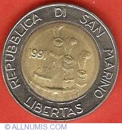Image #1 of 500 Lire 1991 R