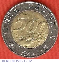 Image #2 of 500 Lire 1991 R