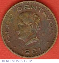 Image #2 of 5 Centavos 1951
