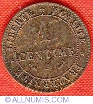 Image #2 of 1 Centime 1888