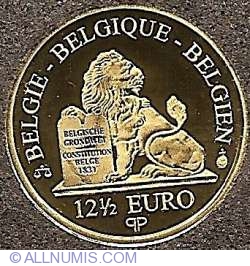 Image #1 of 12 1/2 Euro 2007 Leopold II