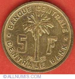 Image #2 of 5 Francs 1952