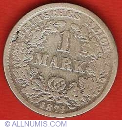 1 Mark 1874 F