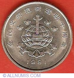 Image #2 of 1 Yuan 1991