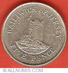 5 Pence 1990