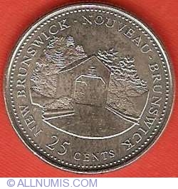 Image #2 of 25 Cents 1992 - 125th Anniversary of Confederation - New Brunswick
