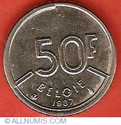 Image #2 of 50 Francs 1987 (Belgie)