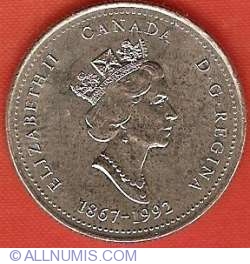 Image #1 of 25 Cents 1992 - 125th Anniversary of Confederation - Manitoba