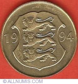 Image #1 of 5 Krooni 1994 - 75 de ani de la infiintarea Bancii Nationale Estoniene