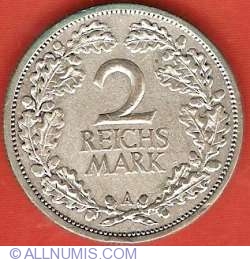 2 Reichsmark 1926 A