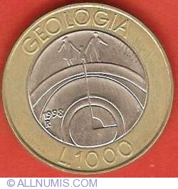 Image #2 of 1000 Lire 1998 - Geology