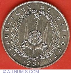 Image #2 of 100 Francs 1991