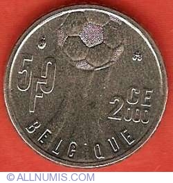 50 Francs 2000 (Belgique) E. C. Soccer Belgium