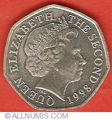 Image #1 of 50 Pence 1998