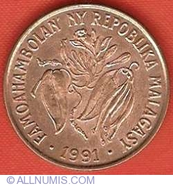 Image #2 of 10 Franci (2 Ariary) 1991