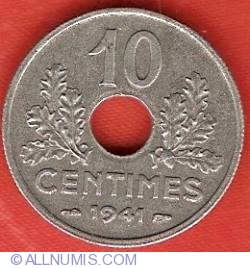 Image #2 of 10 Centimes 1941