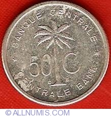 Image #2 of 50 Centimes 1955