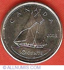 Image #2 of 10 Cents 2003 P