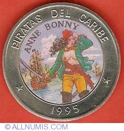 Image #2 of 1 Peso 1995 Anne Bonny