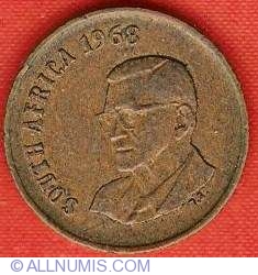 1 Cent 1968 Swart English