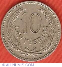 10 Centesimos 1953