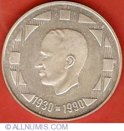 Image #1 of 500 Franci 1990 (België) - Aniversarea de 60 de ani a regelui Baudouin