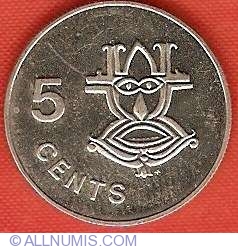 Image #2 of 5 Cents 1977