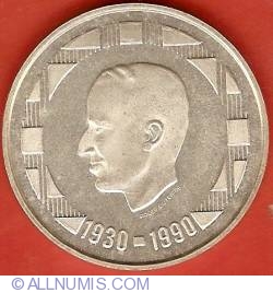 Image #1 of 500 Franci 1990 (Belgique) - Aniversarea de 60 de ani a regelui Baudouin