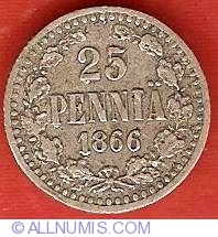 Image #2 of 25 Pennia 1866