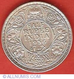 Image #2 of 1/2 Rupee 1936