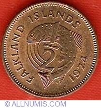 Image #1 of 1/2 Penny 1974