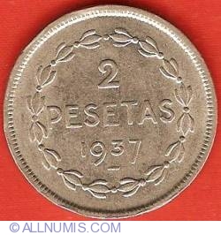 Image #2 of 2 Pesetas 1937