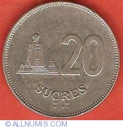 20 Sucres 1991