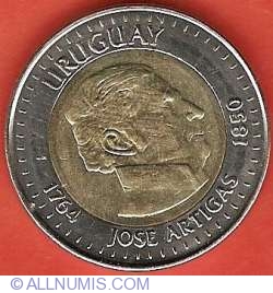 10 Pesos Uruguayos 2000