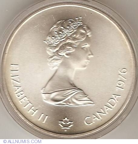 Details about   1976 Canada Montreal Olympic $5 Silver BU #16593 