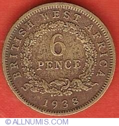 6 Pence 1938