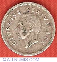 Image #1 of 3 Pence 1950