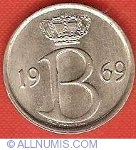 Image #2 of 25 Centimes 1969 French