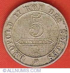 Image #2 of 5 Centimes 1895 Franceza