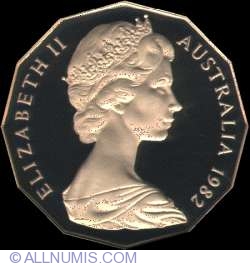 Image #2 of 50 Cents 1982 - 12th. Commonwealth Games, Brisbane.