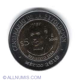 Image #1 of 5 Pesos 2008 - Heriberto Jara - a 100-a aniversare a revolutiei