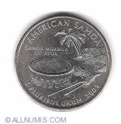 Image #1 of Quarter Dollar 2009 P - American Samoa 