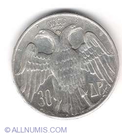 Image #1 of 30 Drachmai 1964 -  Constantine II    Royal Marriage