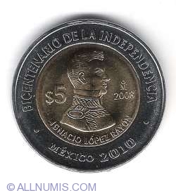 5 Pesos 2008 - Ignacio Lopez Rayon - a 200-a aniversare a revolutiei