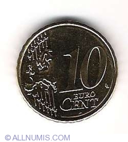 Image #2 of 10 Euro Centi 2008