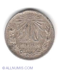 Image #1 of 20 Centavos 1939
