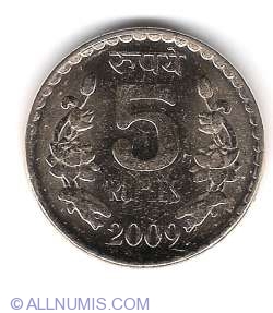 Image #1 of 5 Rupees 2009 (C)