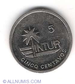 Image #2 of 5 Centavos 1989