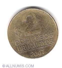 Image #1 of 2 Pesos Uruguayos 2007