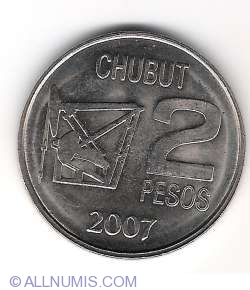Image #2 of 2 Pesos 2007 - 100th Anniversary First Oil Well